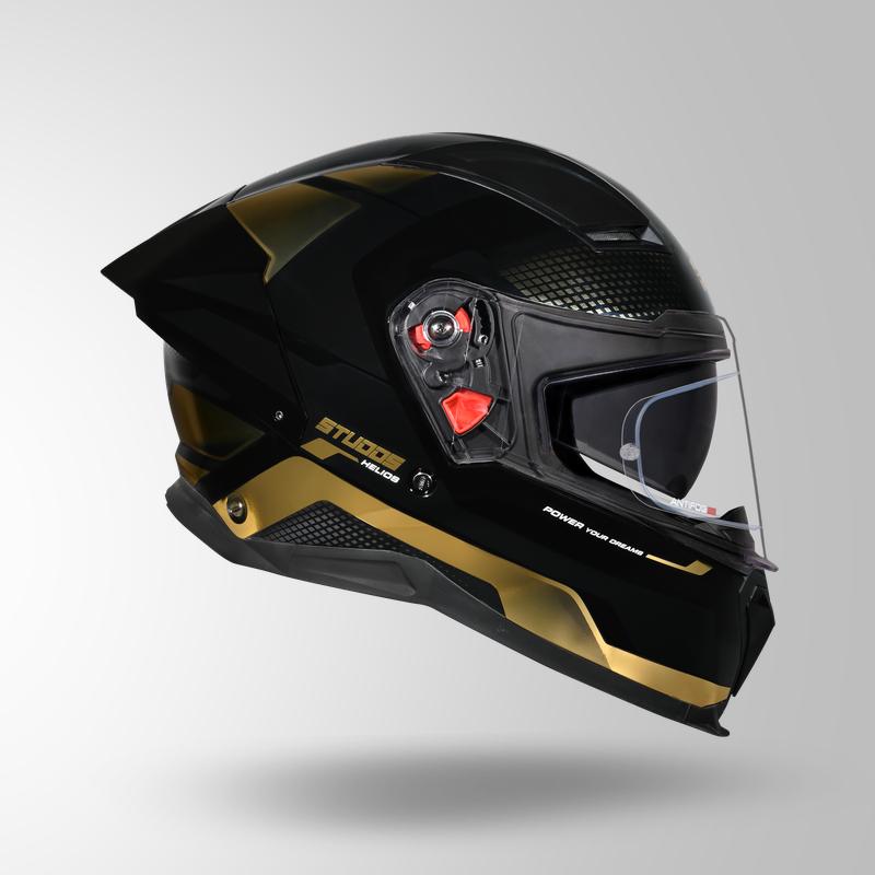 HELIOS ASPHALT BLACK N12 GOLD CHROME RIGHT