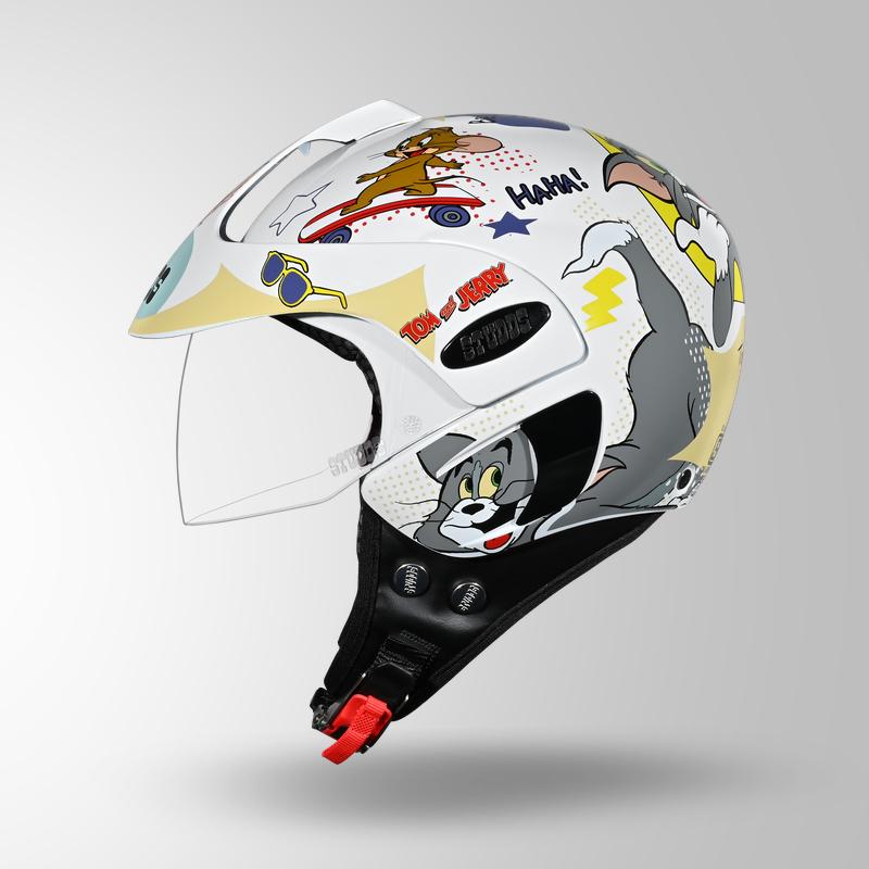 MARSHALL KIDS TOM & JERRY EDITION WHITE-GREY-YELLOW LEFT