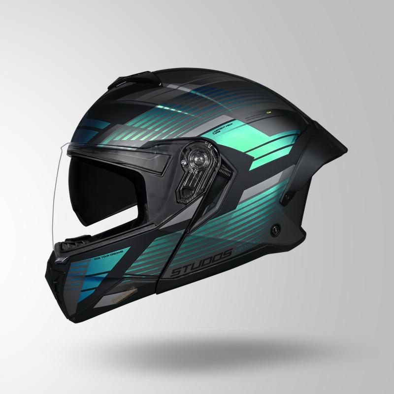 MATT TROOPER TRAIL BLACK-GREY CHAMELEON BLUE LEFT