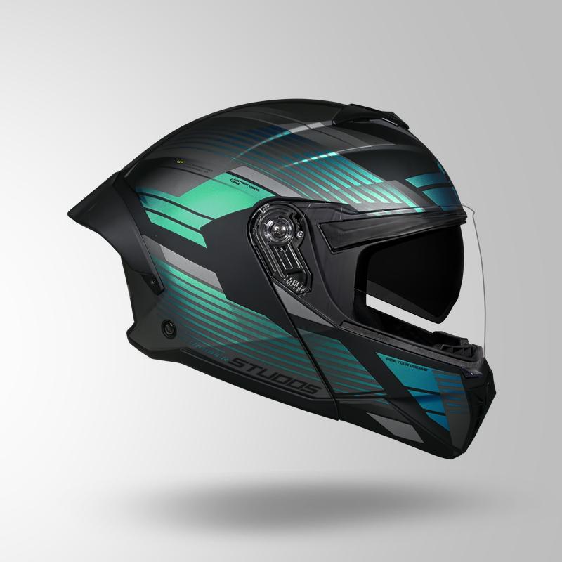 MATT TROOPER TRAIL BLACK-GREY CHAMELEON BLUE RIGHT