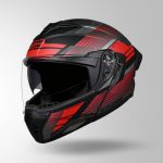 Matt Black & Grey / Red