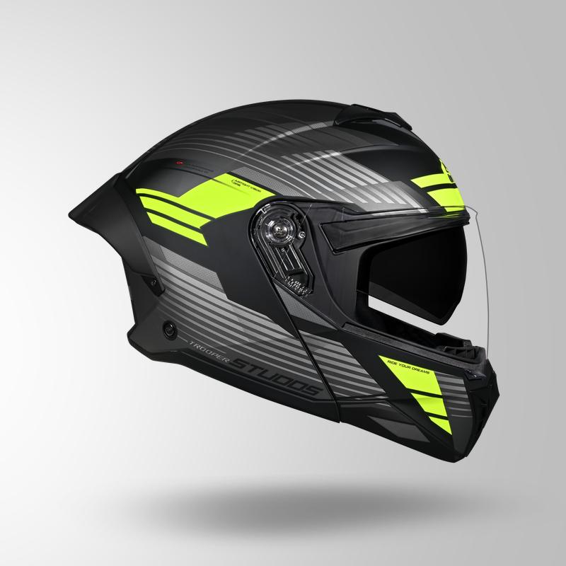 MATT TROOPER TRAIL BLACK-GREYFLUORESCENT YELLOW RIGHT