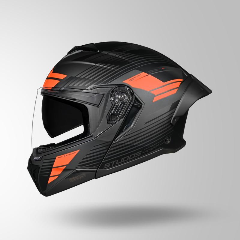 MATT TROOPER TRAIL GREY-BLACK ORANGE LEFT