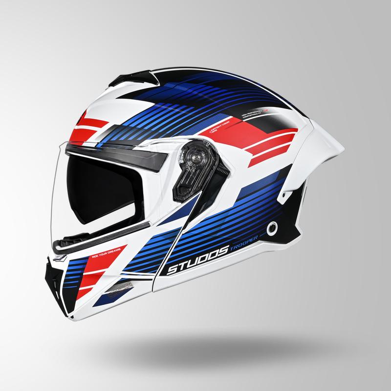 MATT TROOPER TRAIL WHITE-BLUE RED LEFT