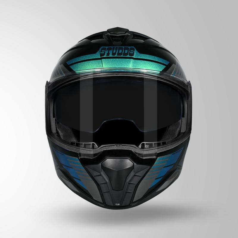 TROOPER TRAIL BLACK-GREY CHAMELEON BLUE FRONT