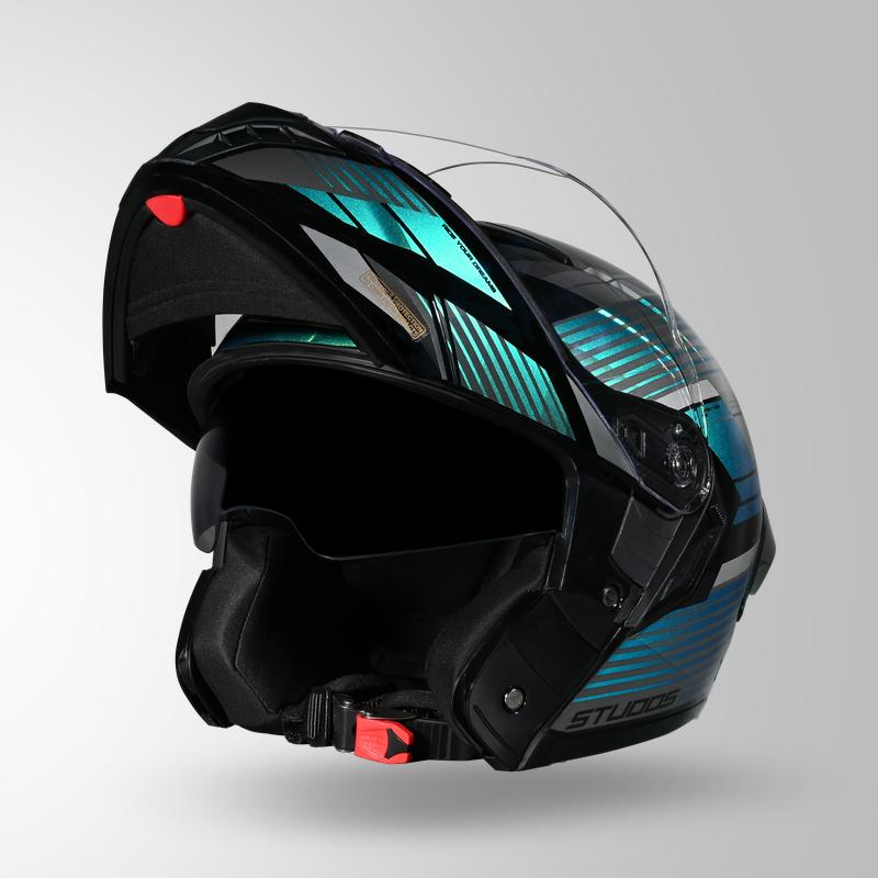 TROOPER TRAIL BLACK-GREY CHAMELEON BLUE OPEN ISO