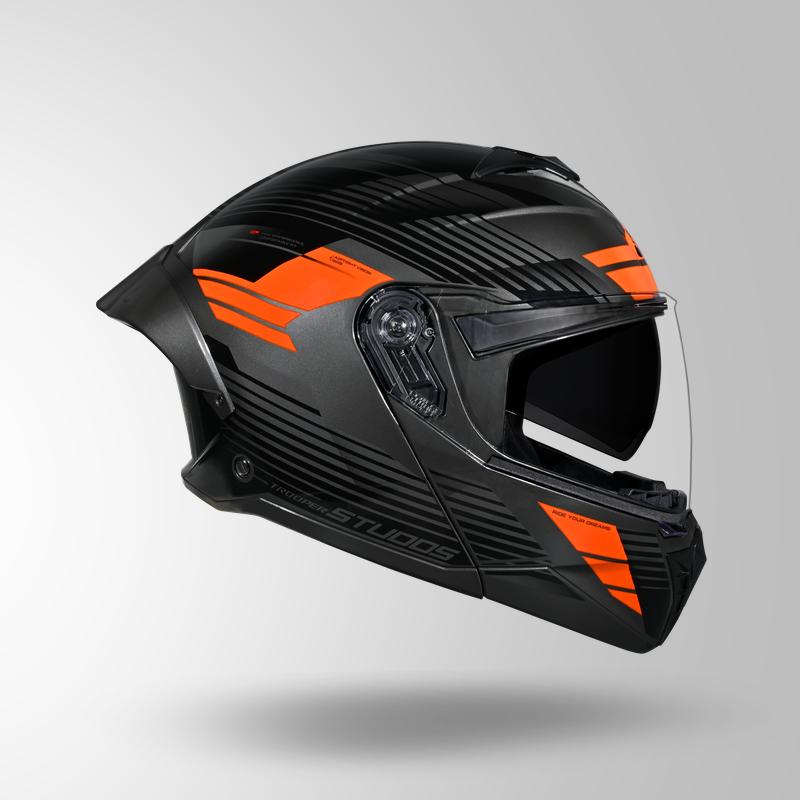 TROOPER TRAIL GREY-BLACK ORANGE RIGHT